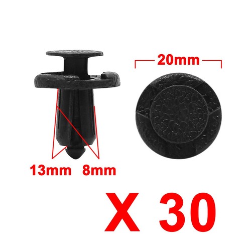 30stk 8mm loch schwarz - 30stk,