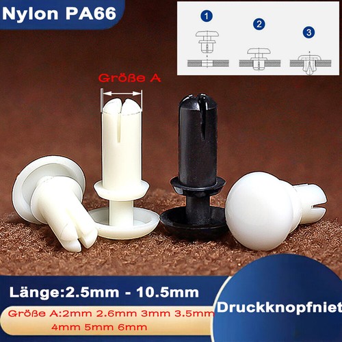 Nylon nieten 2mm bis - nylon,