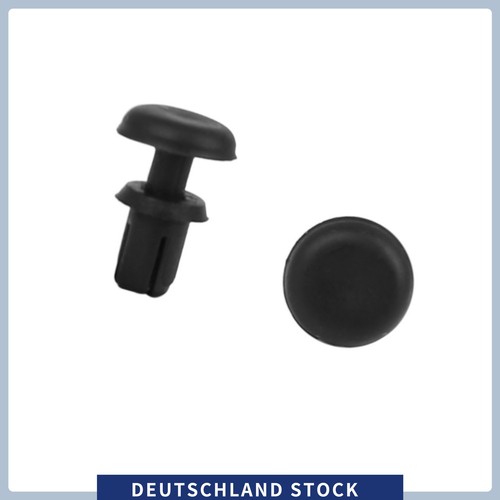 30stk 4mm schwarz kunststoff - 4mm,