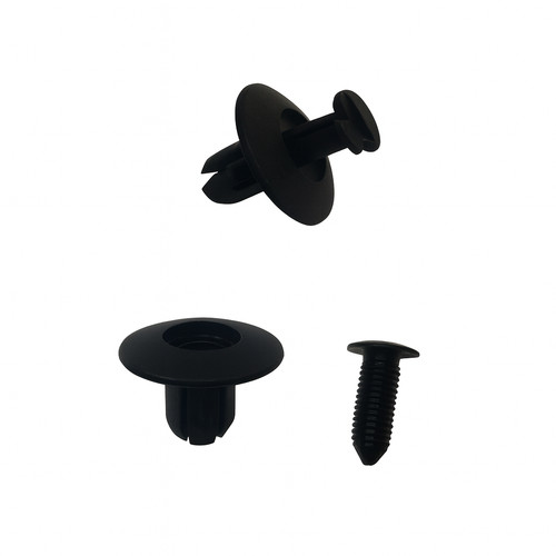 100x kunststoff nieten clips - kunststoff,